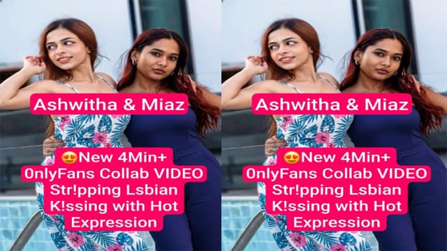Hot Ashwitha Miaz – OnlyFans Lesbian Stripping Viral