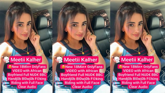 Meetii Kalher New Blowjob And Fucking By African Black Guy Video