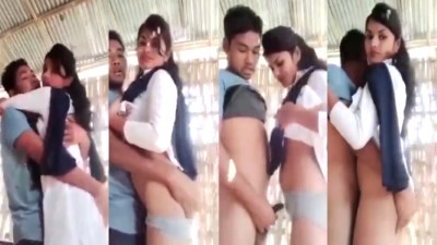 18yr College – Couple Outdoor Fucking Video